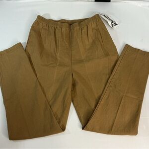 Men's Elastic-Waist Tan Chinos